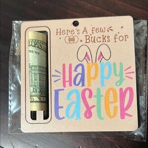 Happy Easter Party Money Holder with Festive Design